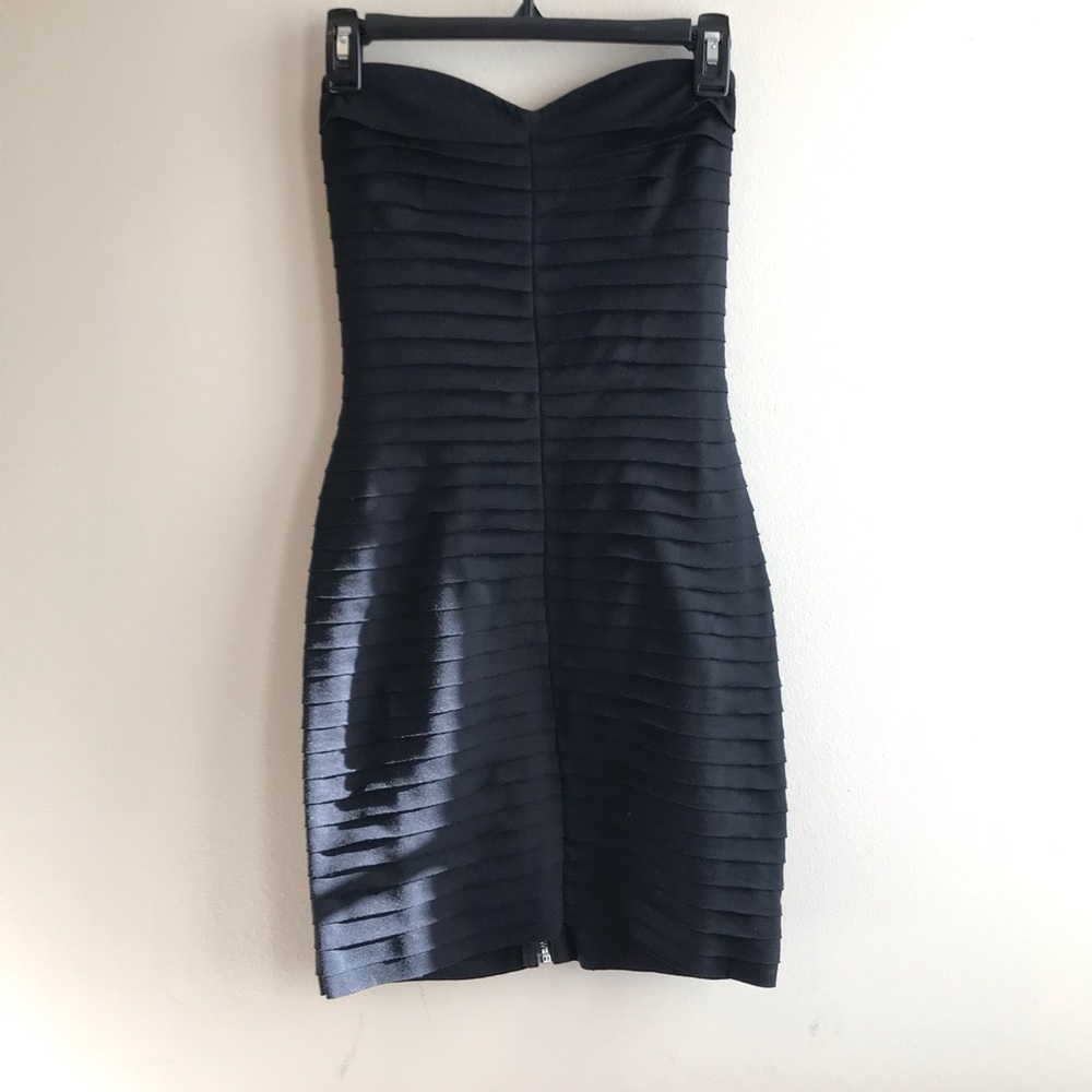 Black layered dress